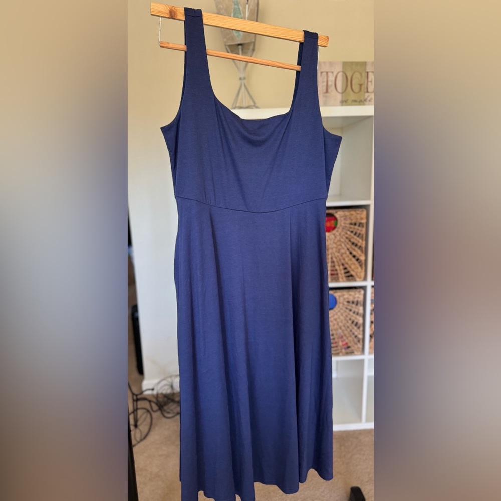 ANRABESS CASUAL SLEEVELESS MAXI DRESS WITH POCKETS
